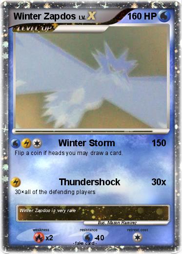 Pokemon Winter Zapdos