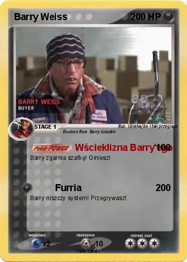 Pokemon Barry Weiss