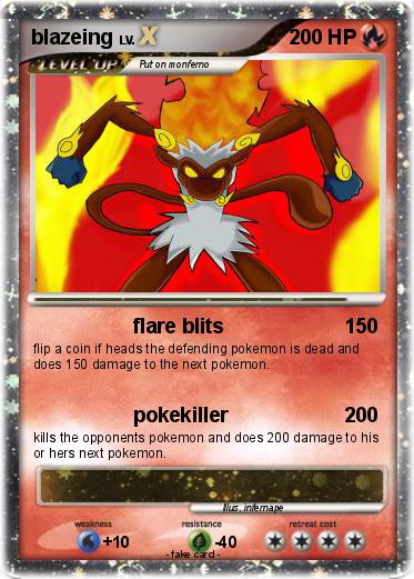 Pokemon blazeing