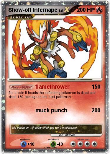 Pokemon Show-off Infernape