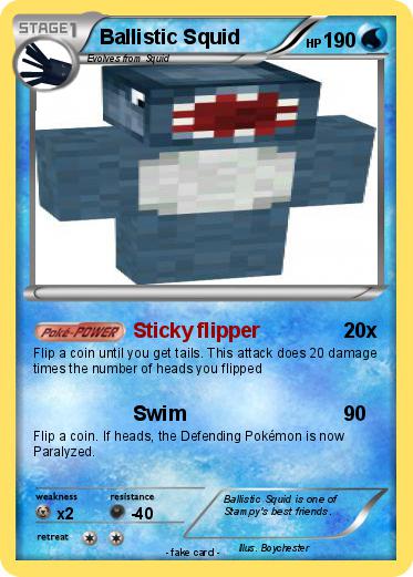 Pokemon Ballistic Squid