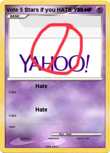 Pokemon Vote 5 Stars if you HATE Yahoo