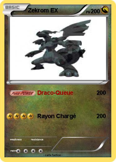 Pokemon Zekrom EX
