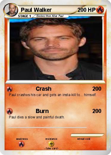 Pokemon Paul Walker