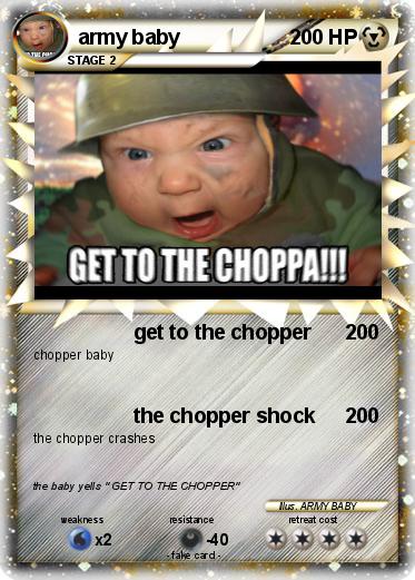 Pokemon army baby
