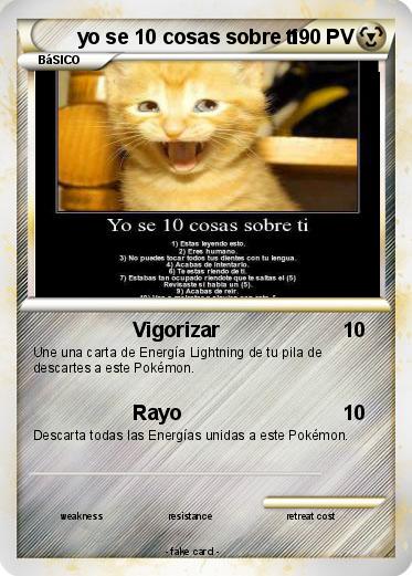 Pokemon yo se 10 cosas sobre ti