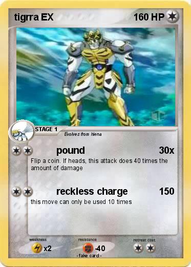 Pokemon tigrra EX