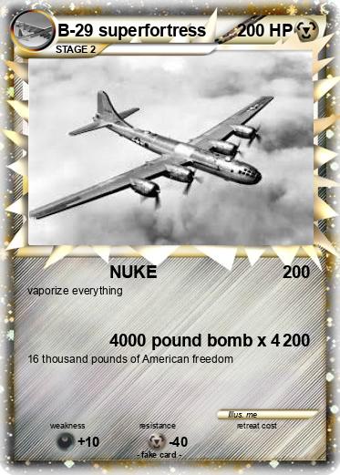 Pokemon B-29 superfortress