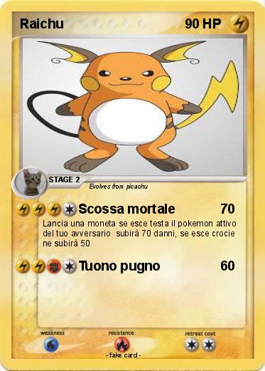 Pokemon Raichu