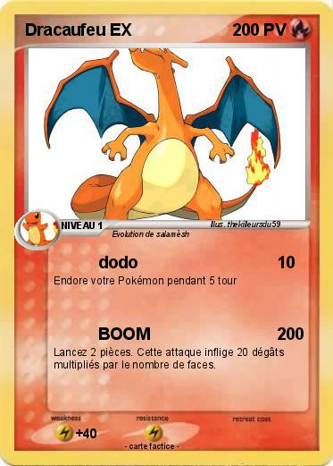 Pokemon Dracaufeu EX