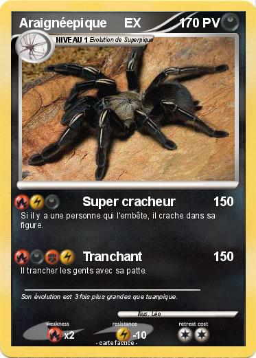 Pokemon Araignéepique     EX
