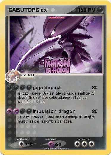 Pokemon CABUTOPS ex