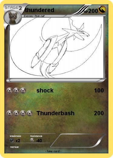 Pokemon thundered