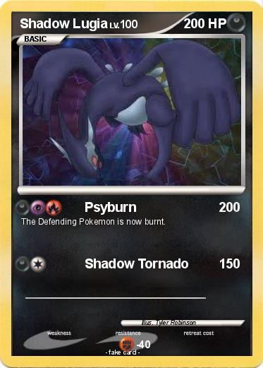 Pokemon Shadow Lugia