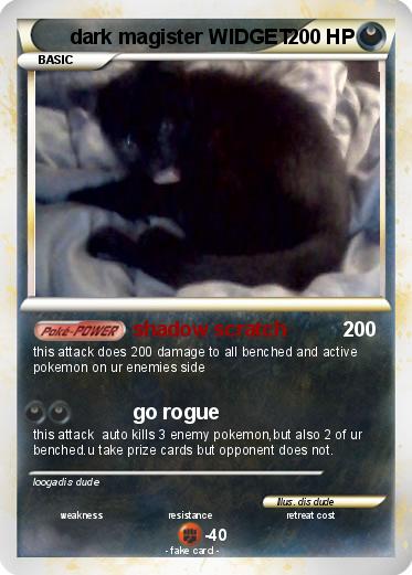 Pokemon dark magister WIDGET