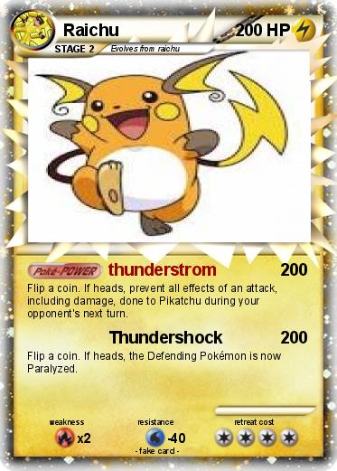 Pokemon Raichu