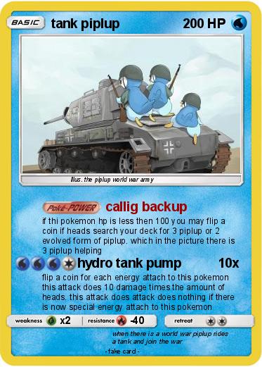 Pokemon tank piplup