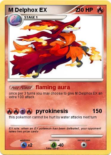 Pokemon M Delphox EX                   2