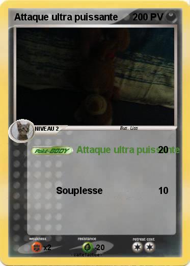 Pokemon Attaque ultra puissante