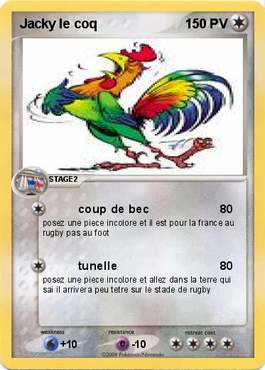 Pokemon Jacky le coq