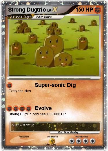 Pokemon Strong Dugtrio