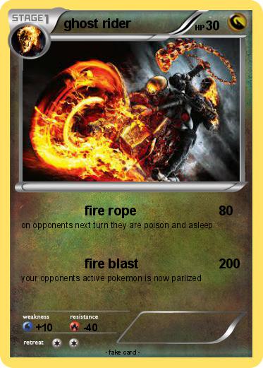 Pokemon ghost rider