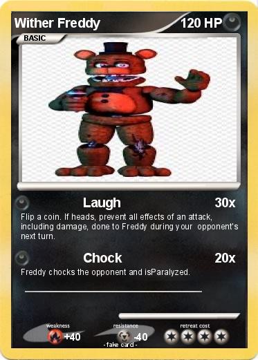 Pokemon Wither Freddy