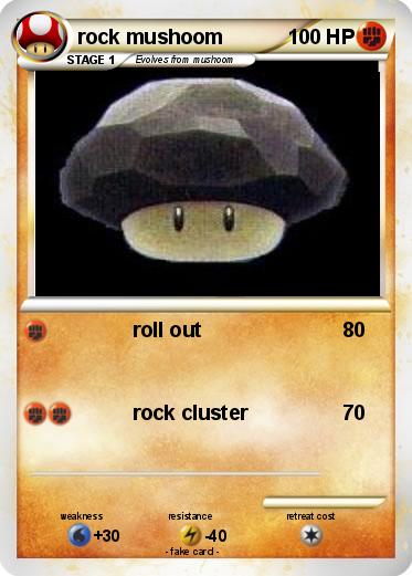 Pokemon rock mushoom