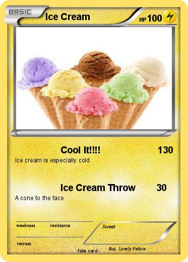 Pokemon Ice Cream