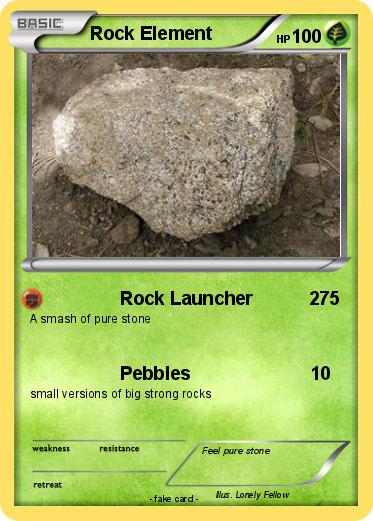 Pokemon Rock Element
