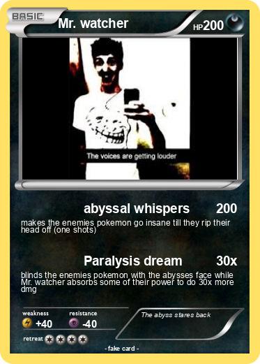 Pokemon Mr. watcher