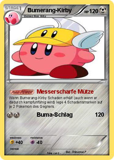 Pokemon Bumerang-Kirby