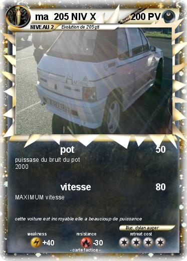 Pokemon ma  205 NIV X