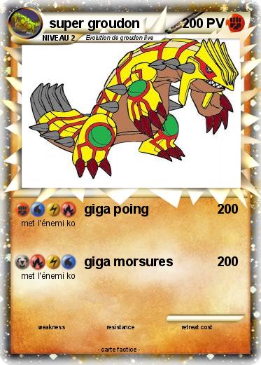 Pokemon super groudon