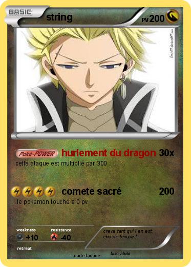 Pokemon string