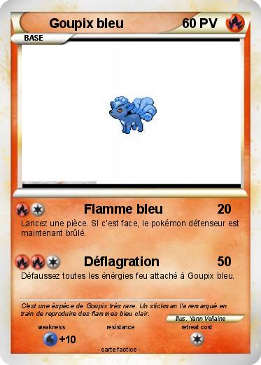 Pokemon Goupix bleu