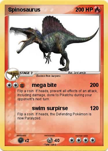 Pokemon Spinosaurus