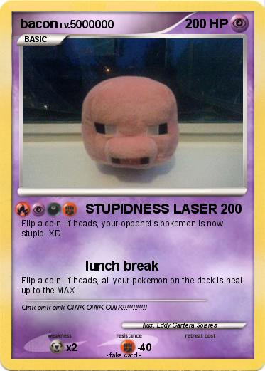 Pokemon bacon