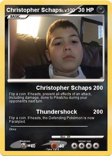 Pokemon Christopher Schaps