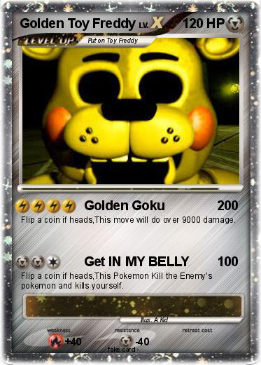 Pokemon Golden Toy Freddy