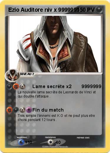 Pokemon Ezio Auditore niv x 9999999