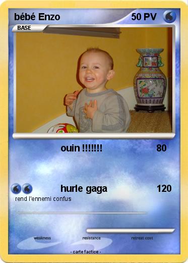 Pokemon bébé Enzo