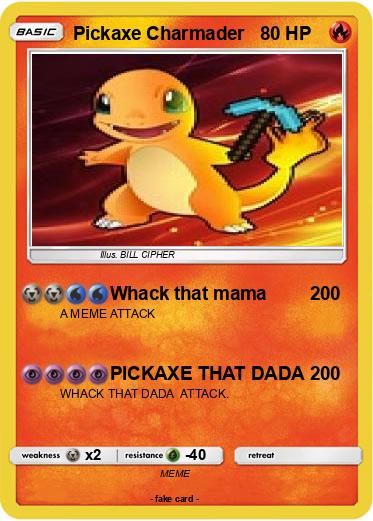 Pokemon Pickaxe Charmader