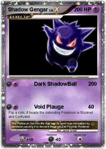 Pokemon Shadow Gengar