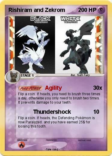 Pokemon Rishiram and Zekrom