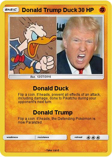 Pokemon Donald Trump Duck