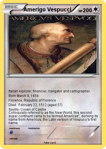 Pokemon Amerigo Vespucci