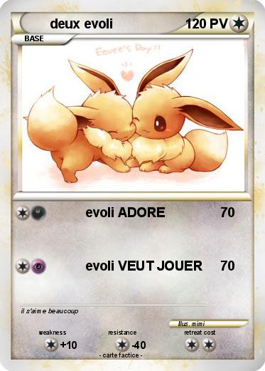 Pokemon deux evoli