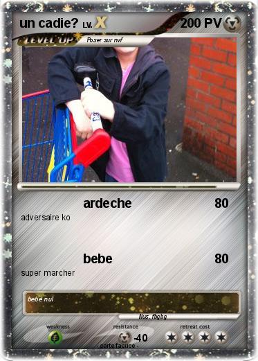 Pokemon un cadie?