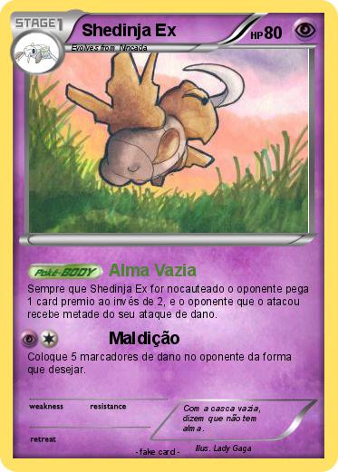Pokemon Shedinja Ex